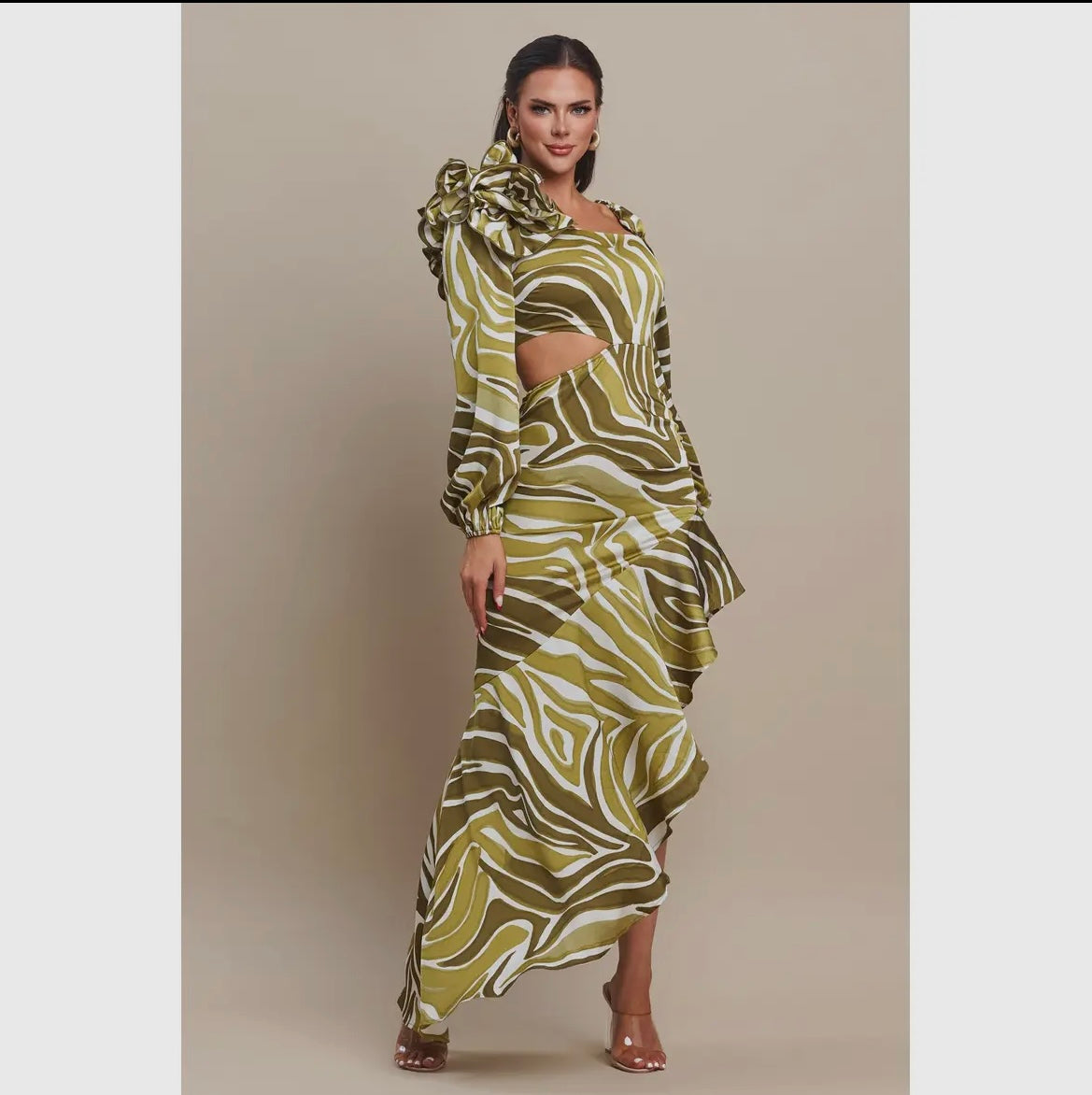 Loren Ruffled Maxi
