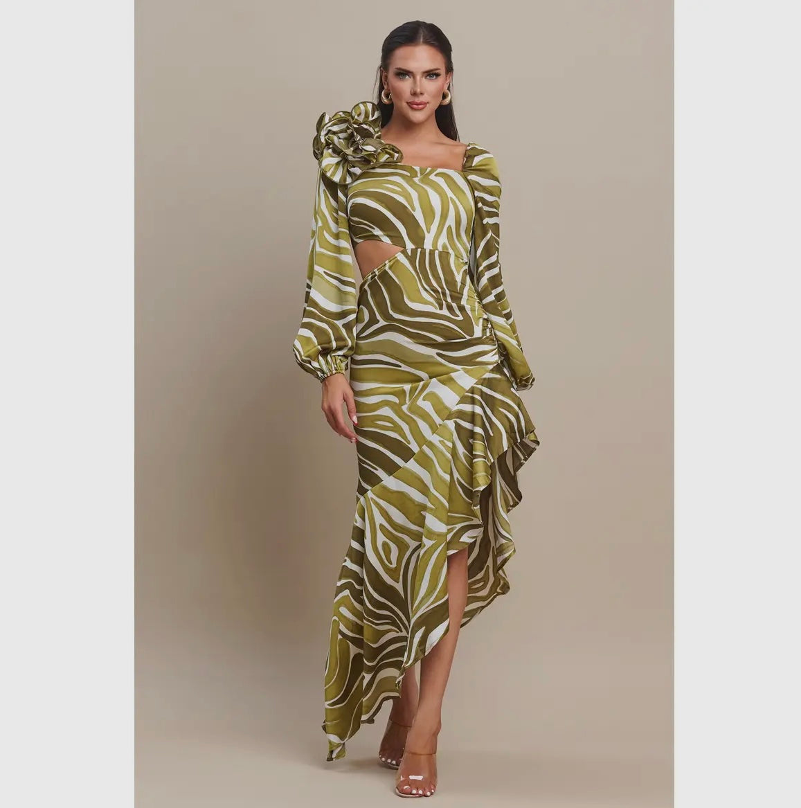 Loren Ruffled Maxi