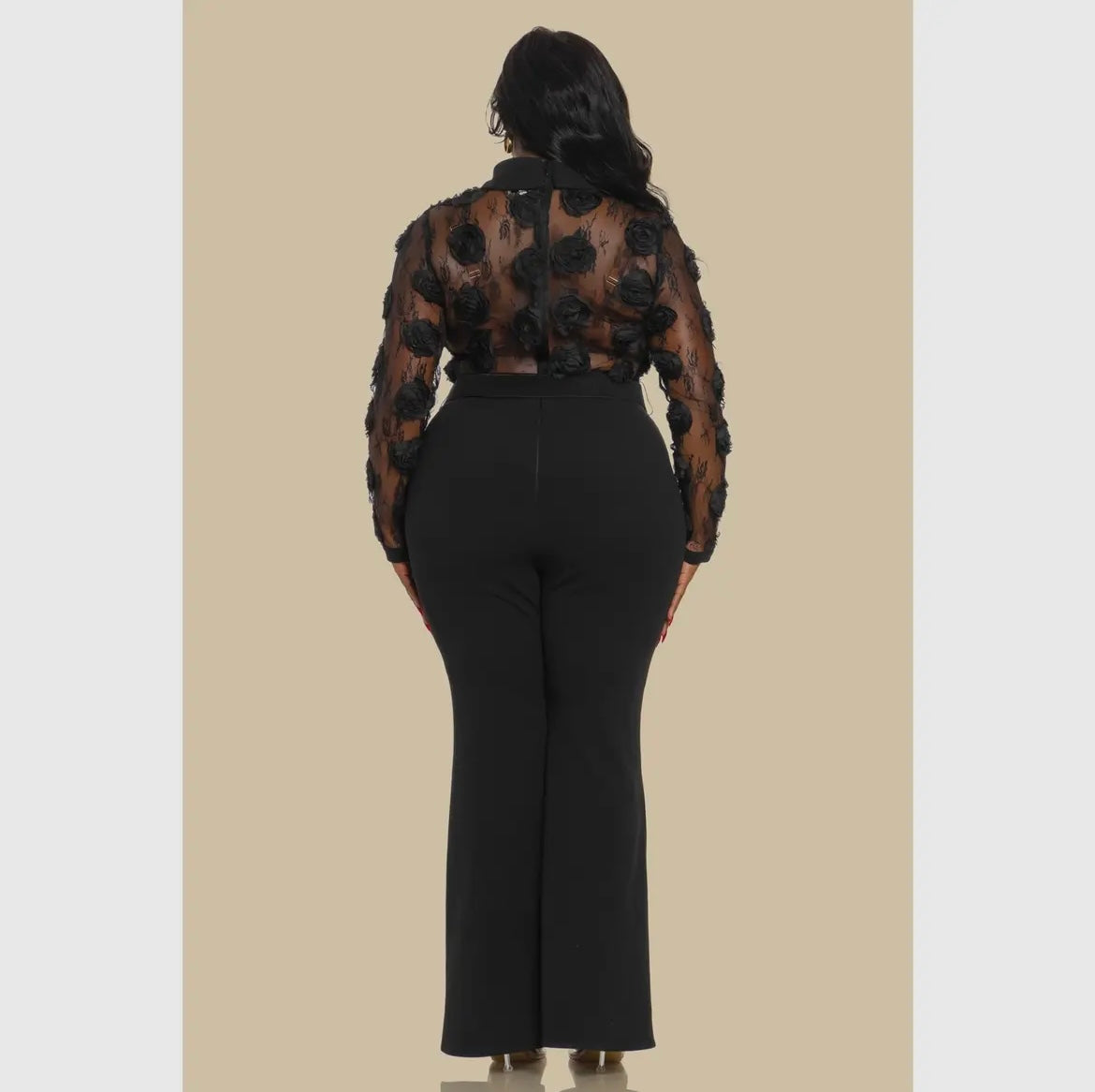 Laced Luxe Plus Jumpsuit