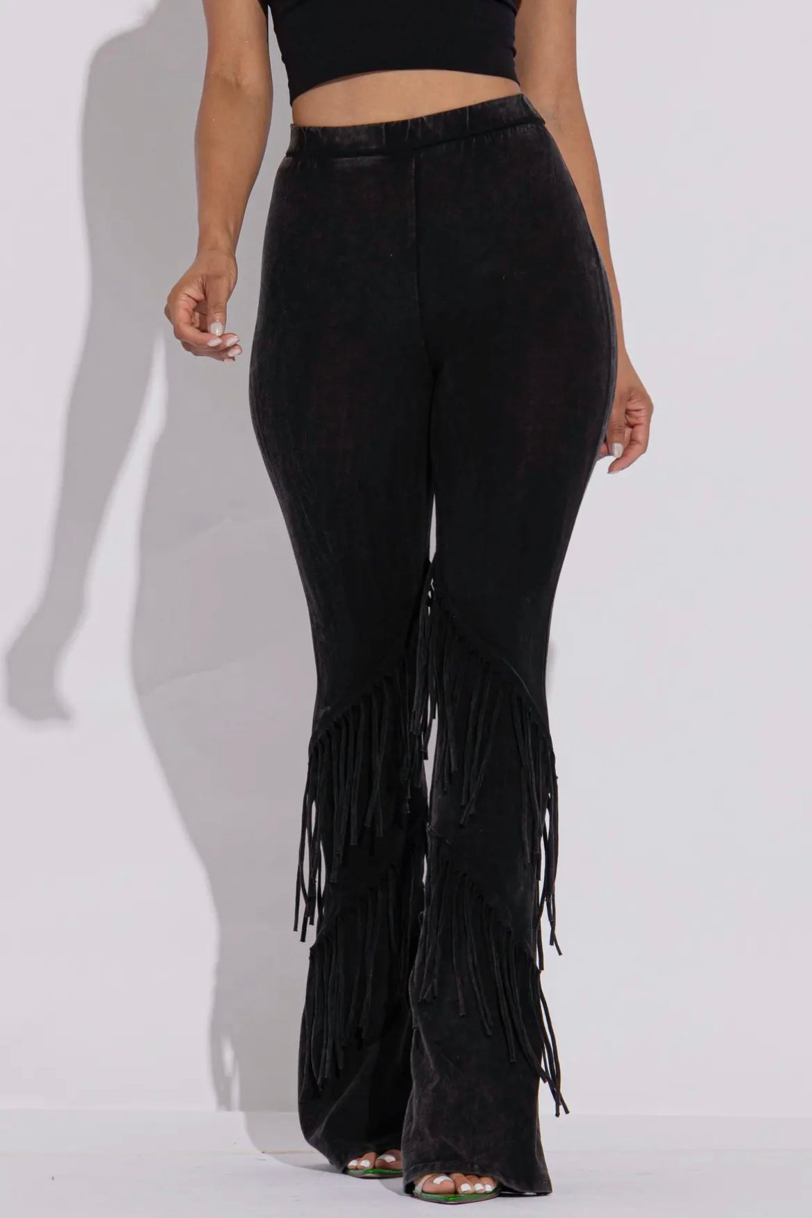 Bree’s Fringe Flare Pants