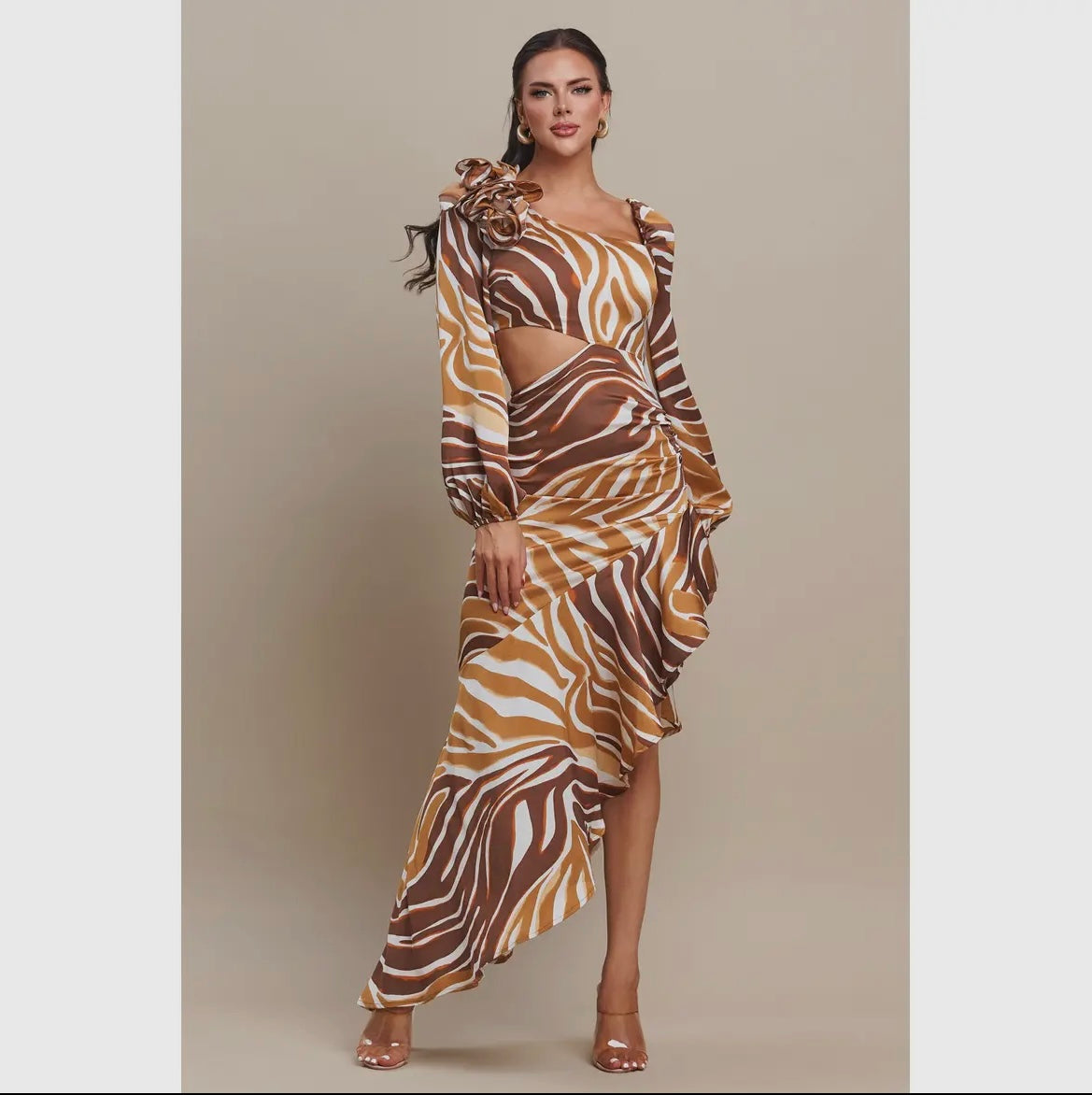 Loren Ruffled Maxi