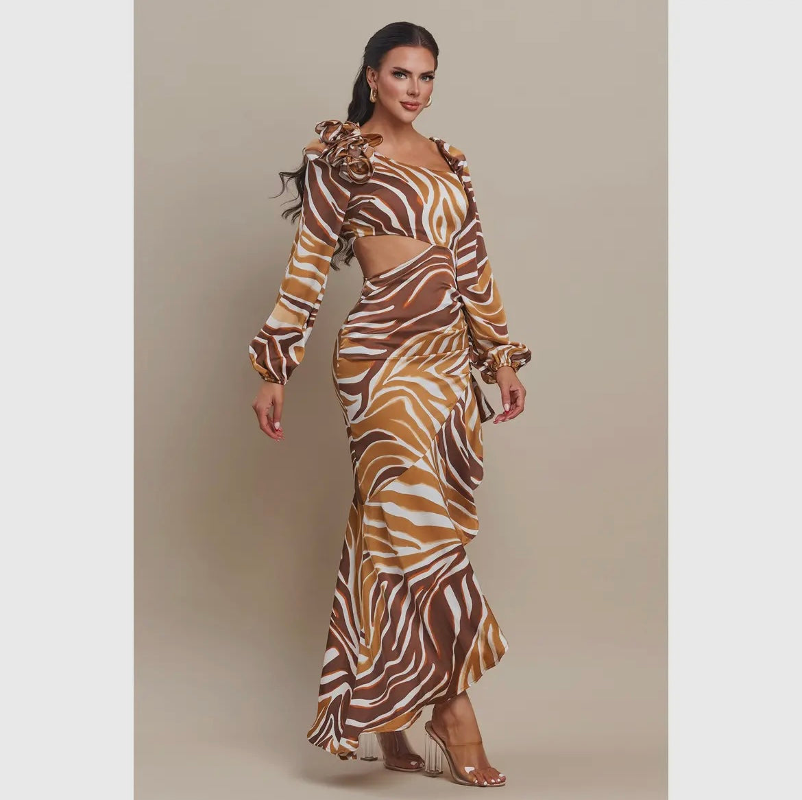 Loren Ruffled Maxi