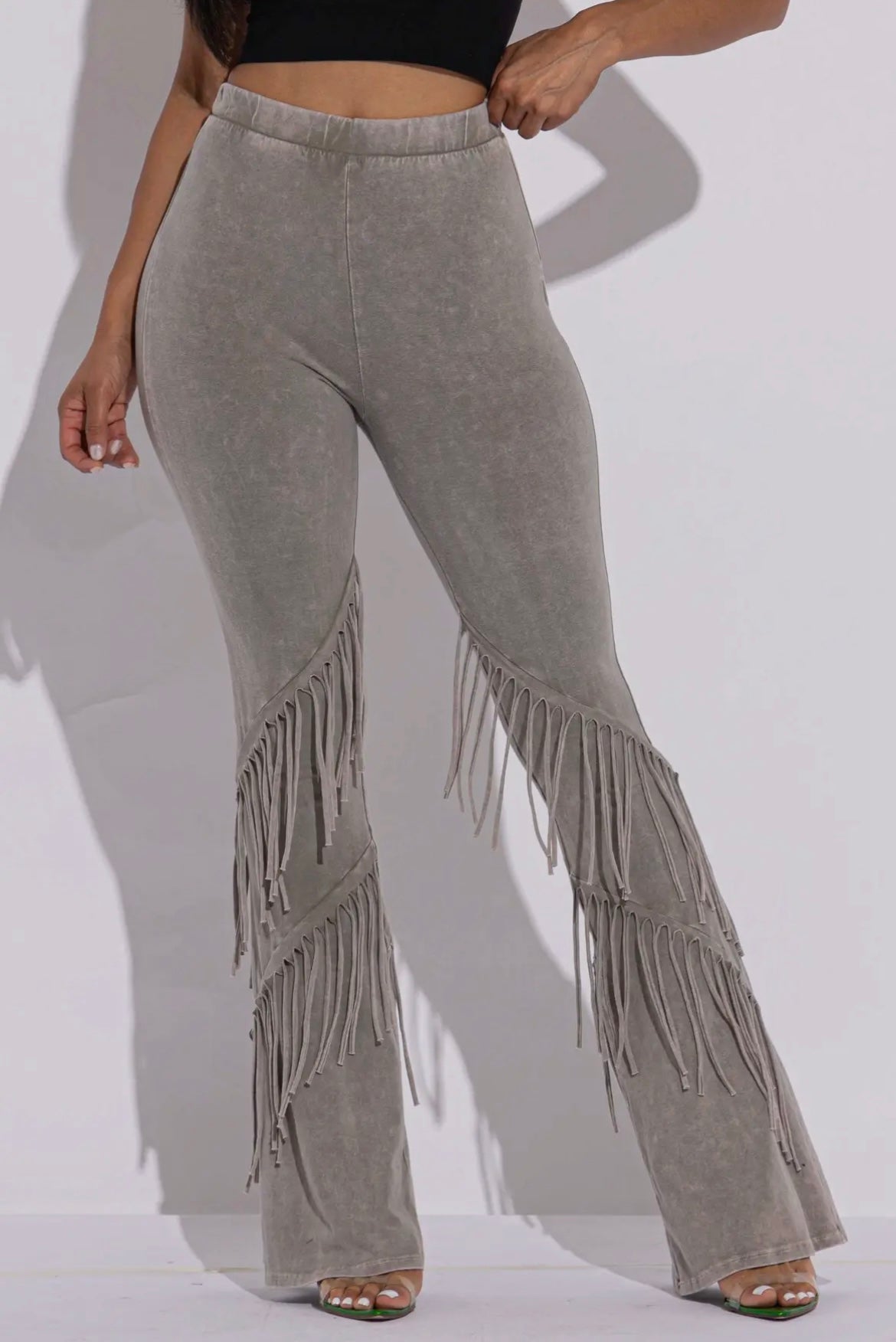 Bree’s Fringe Flare Pants