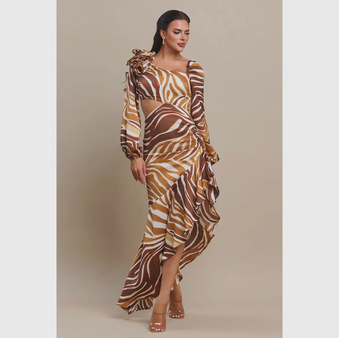 Loren Ruffled Maxi