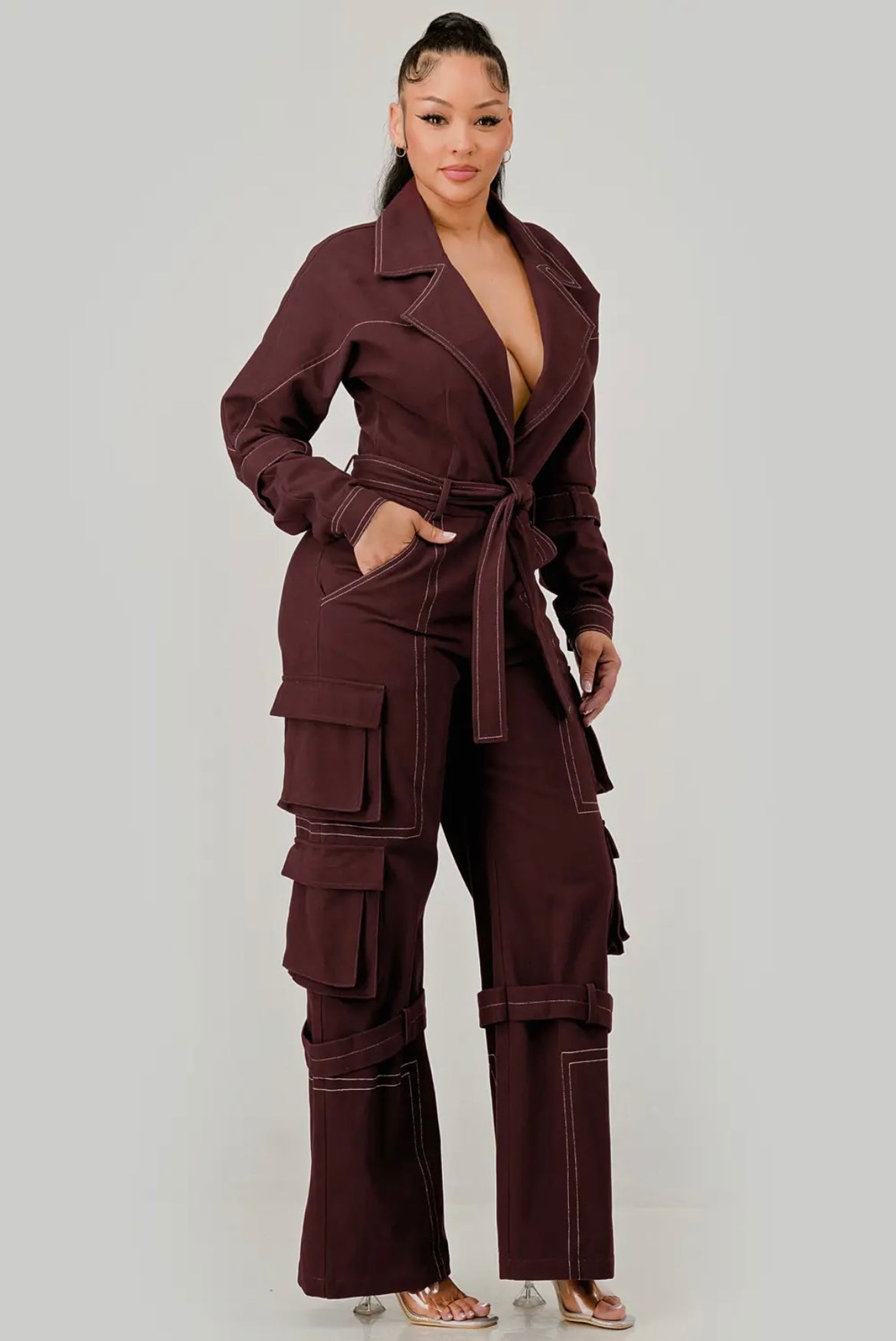 Brielle Cargo Jumpsuit