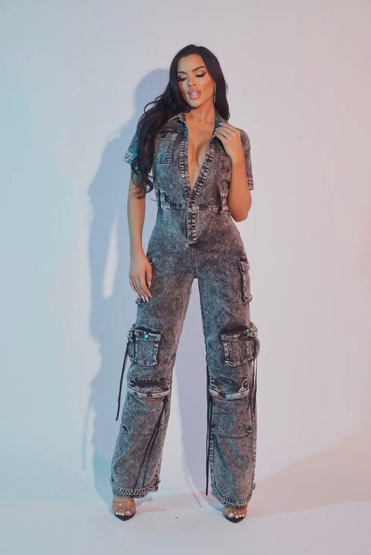 Cindi Cargo Jumpsuit