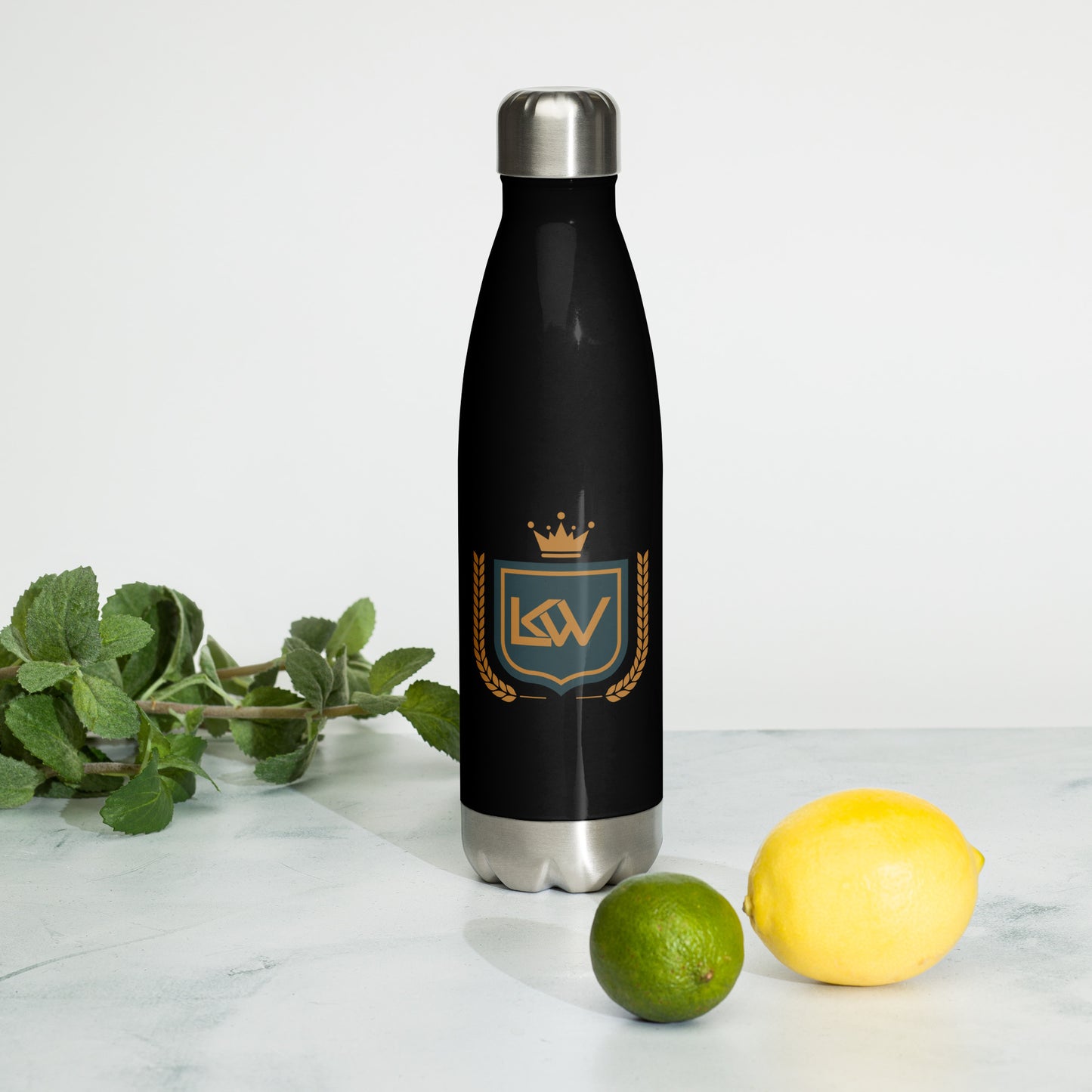 Stainless steel water bottle