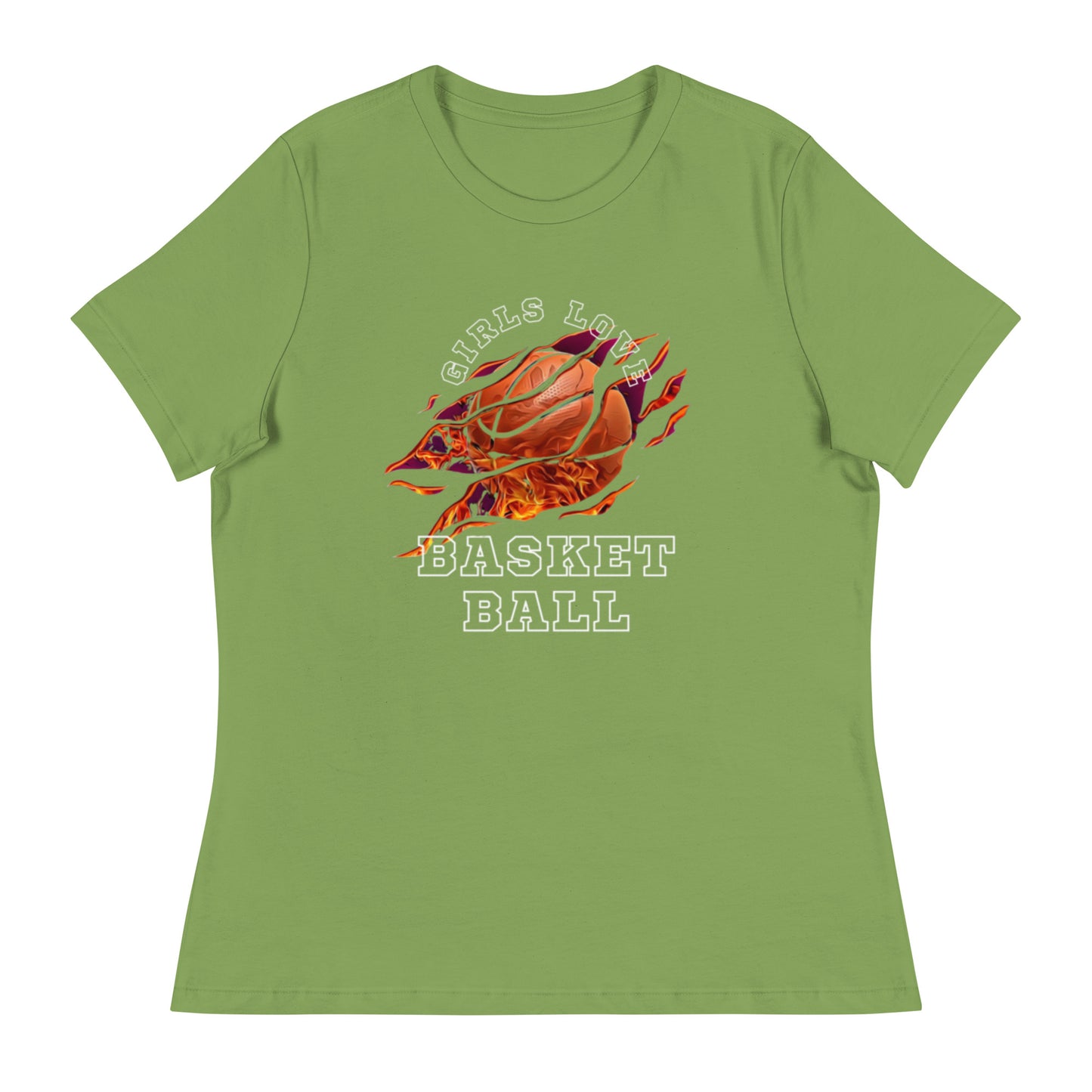 Girls Love Basketball Women's Relaxed T-Shirt