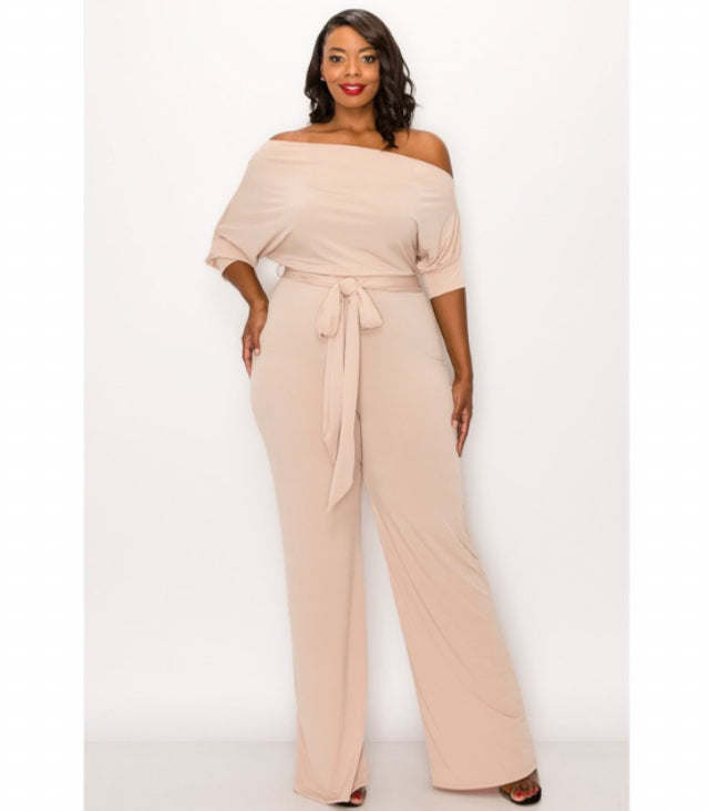 One Shoulder Jumpsuit K Luxe Wear