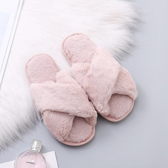 Fluffy Slippers - Multi Styles