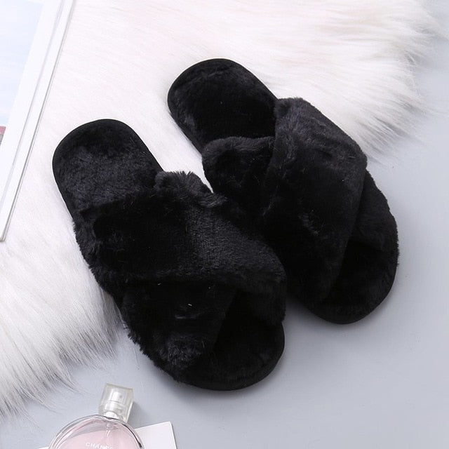 Fluffy Slippers - Multi Styles