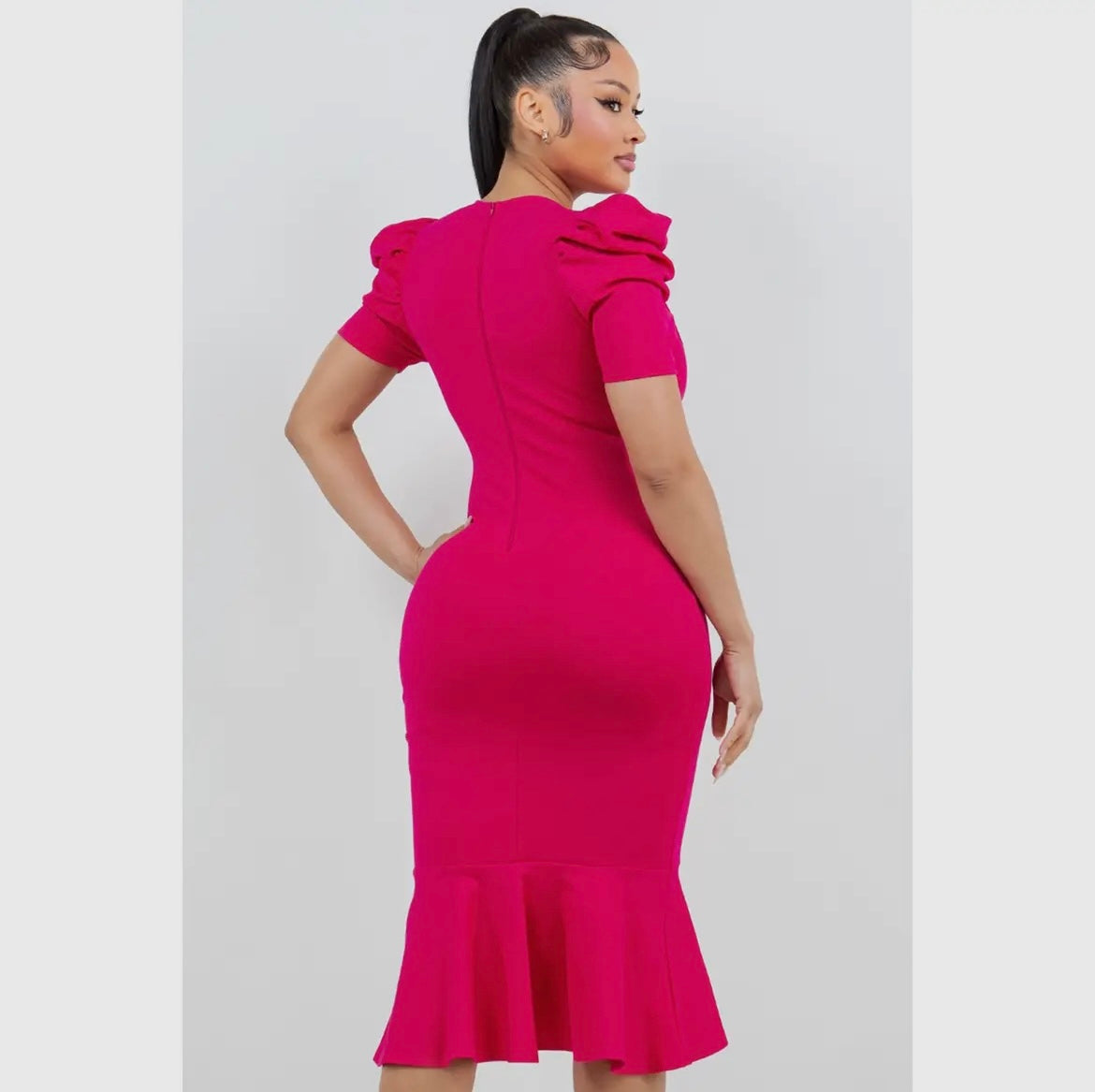 Pia Puff Sleeve Dress