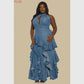 Carlie Ruffle Plus Maxi