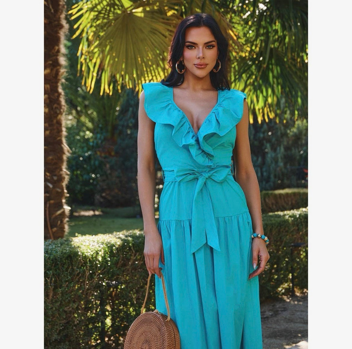 Amber Ruffled Dress