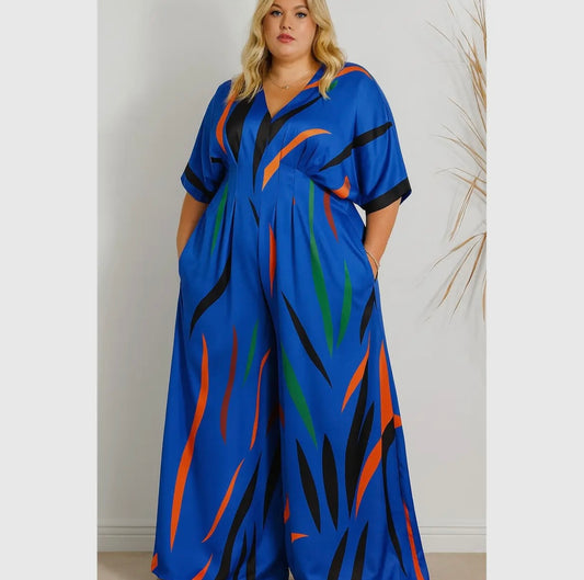 Multi Print Jumpsuit