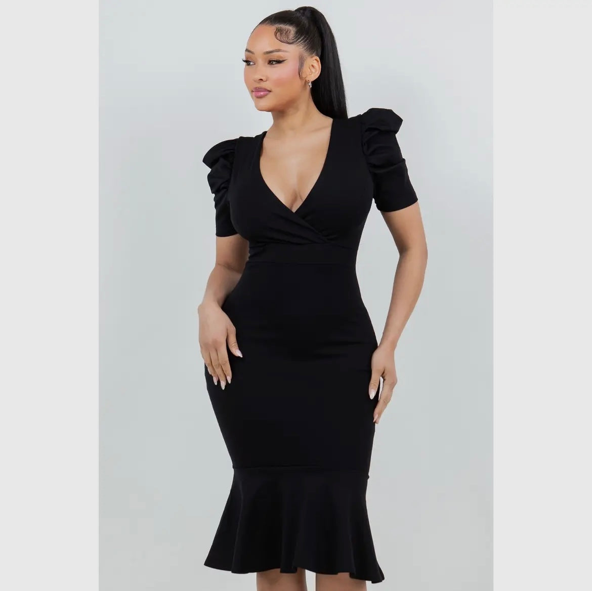 Pia Puff Sleeve Dress