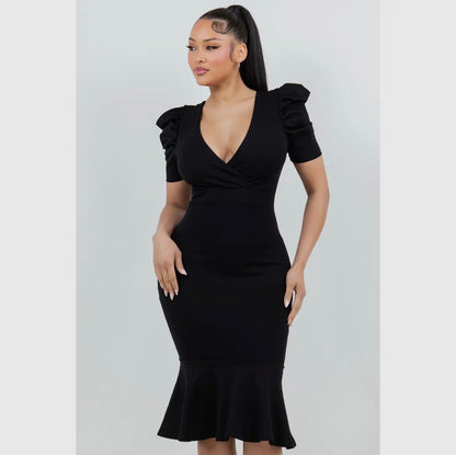 Pia Puff Sleeve Dress