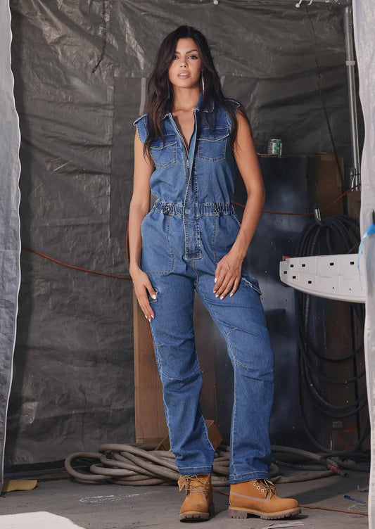 Jolie Denim Jumpsuit