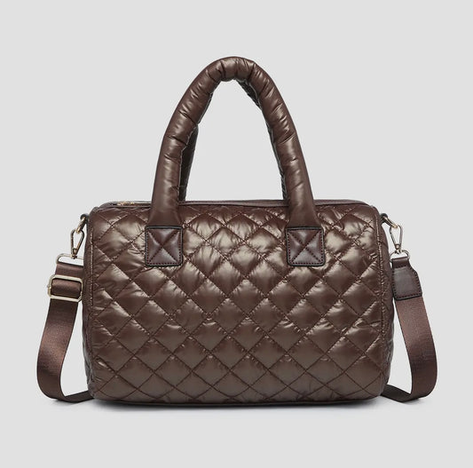 Quilted Satchel Tote