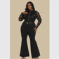 Laced Luxe Plus Jumpsuit