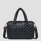 Quilted Satchel Tote