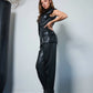 Vanessa Leather Jumpsuit
