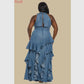 Carlie Ruffle Plus Maxi