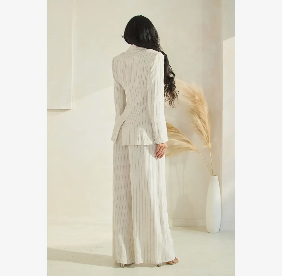 Jordan Linen Striped Suit