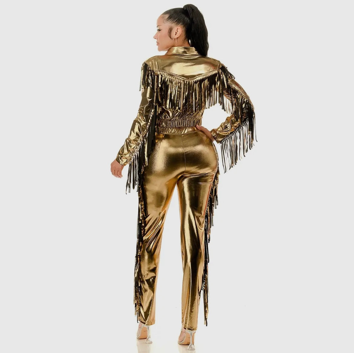 Golden Cowgirl Glam Set