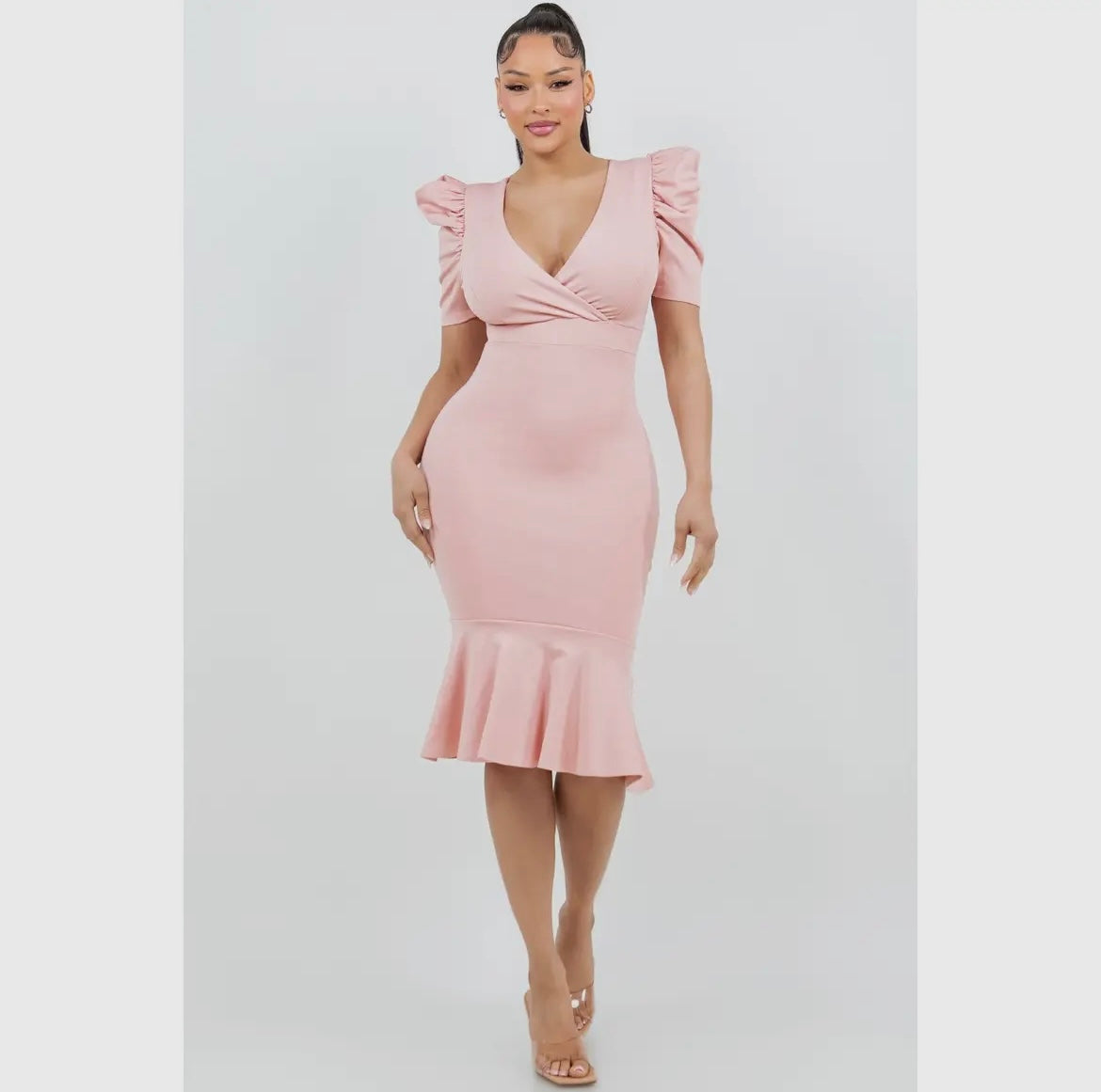 Pia Puff Sleeve Dress
