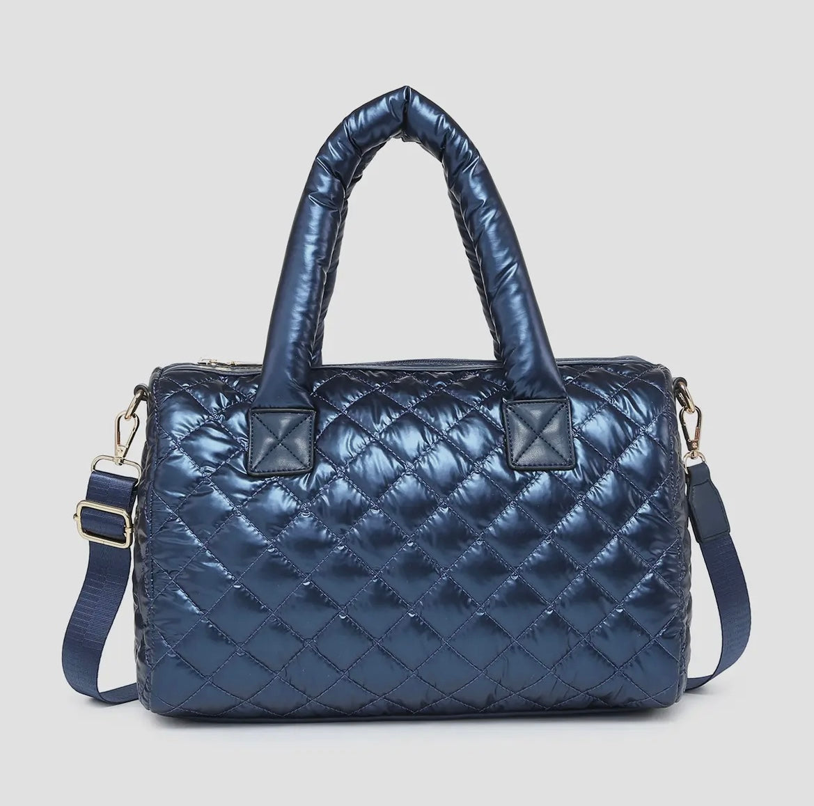 Quilted Satchel Tote