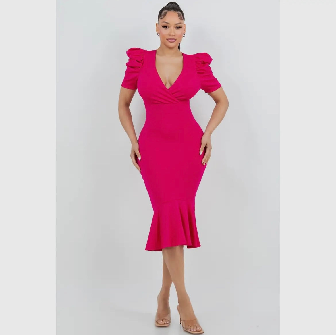 Pia Puff Sleeve Dress