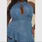 Carlie Ruffle Plus Maxi