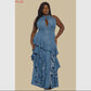 Carlie Ruffle Plus Maxi