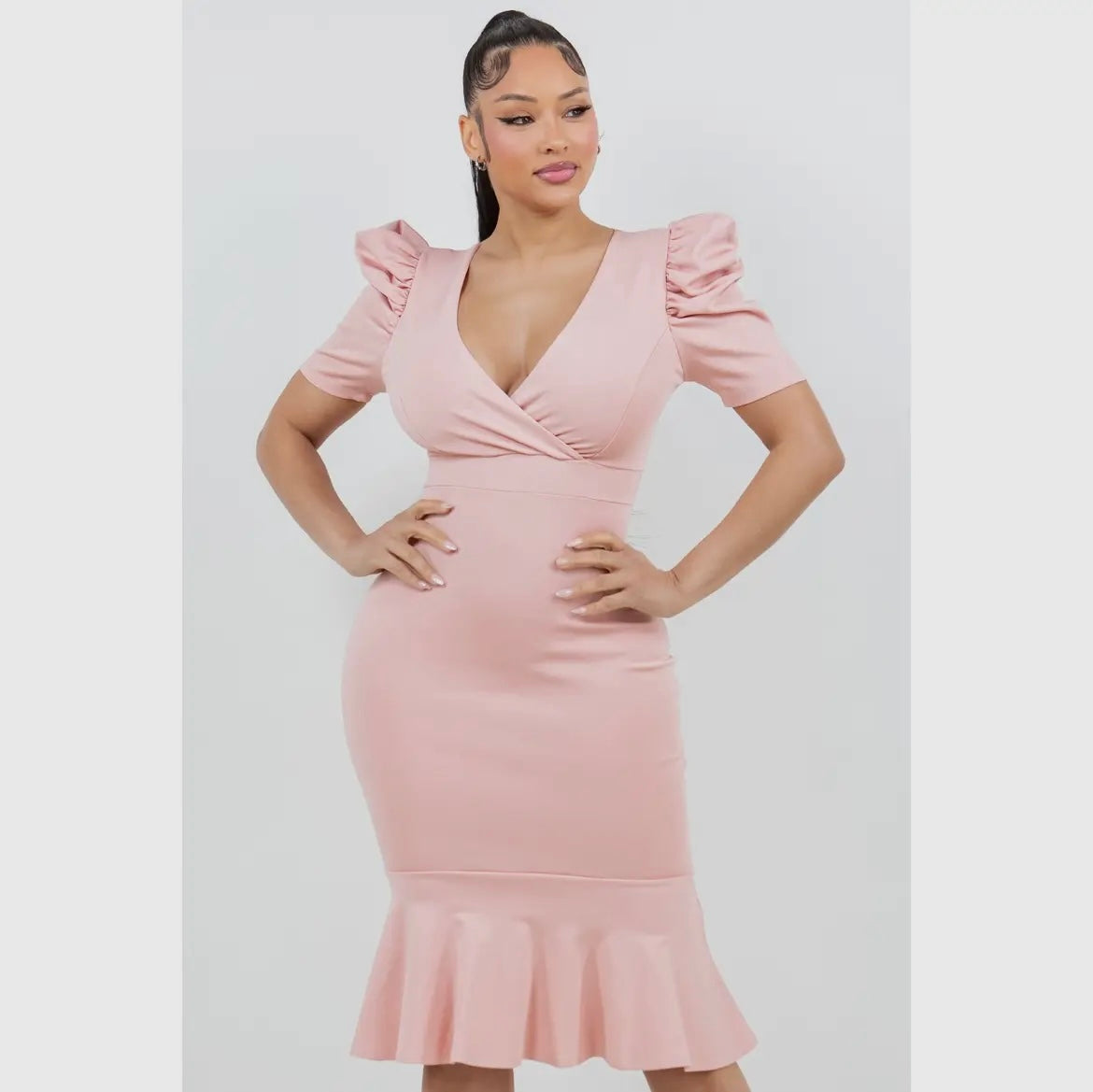 Pia Puff Sleeve Dress