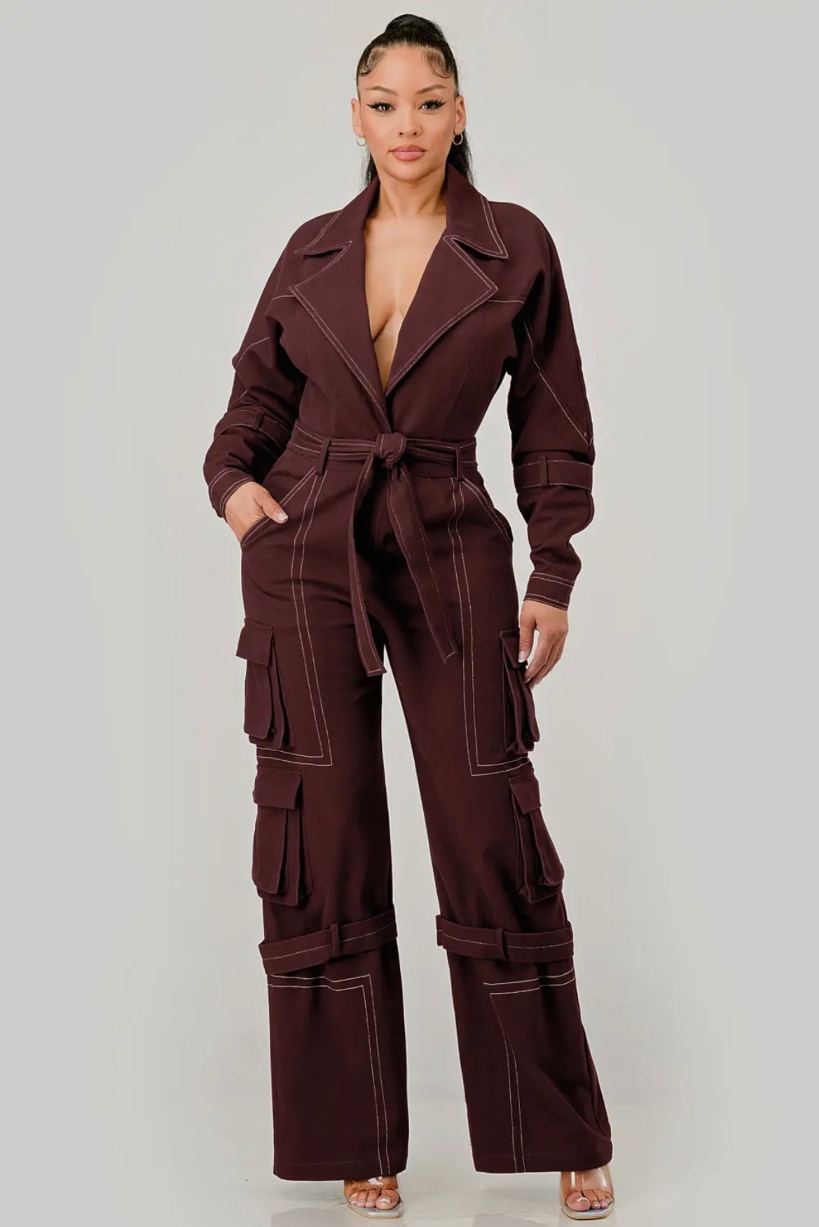 Brielle Cargo Jumpsuit