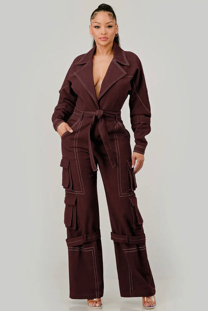 Brielle Cargo Jumpsuit