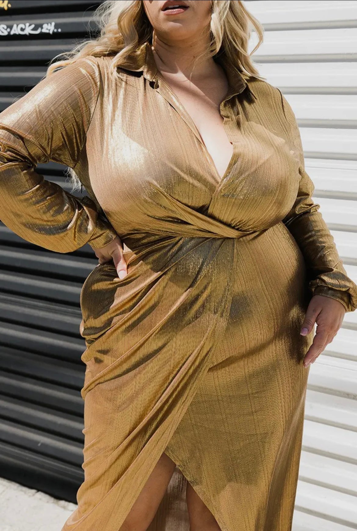 Plus Size Dramatic Entry Dress