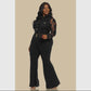 Laced Luxe Plus Jumpsuit
