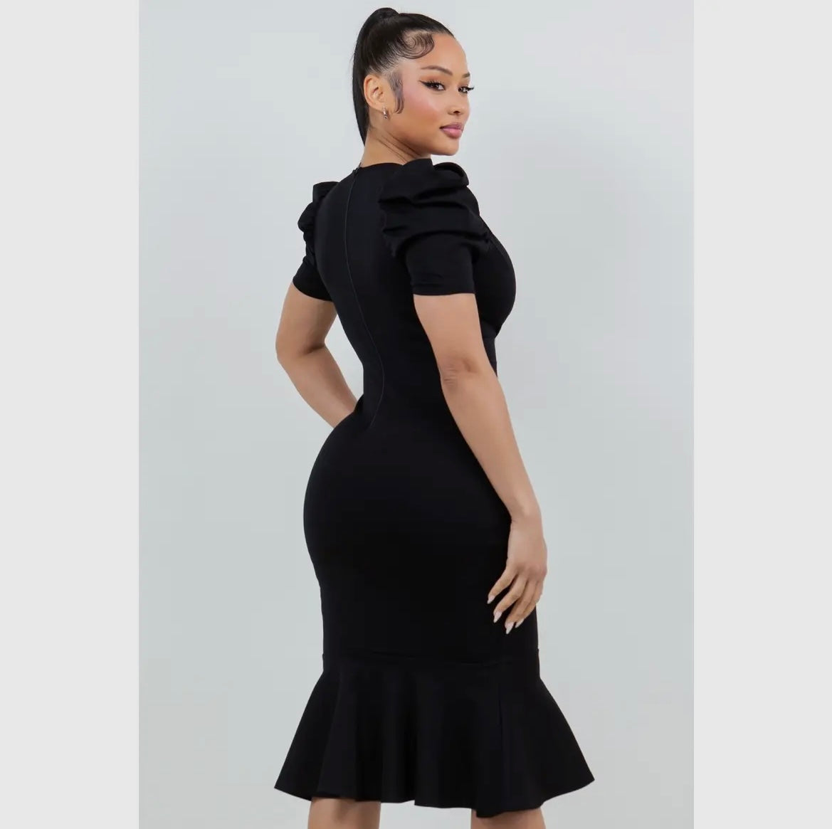 Pia Puff Sleeve Dress