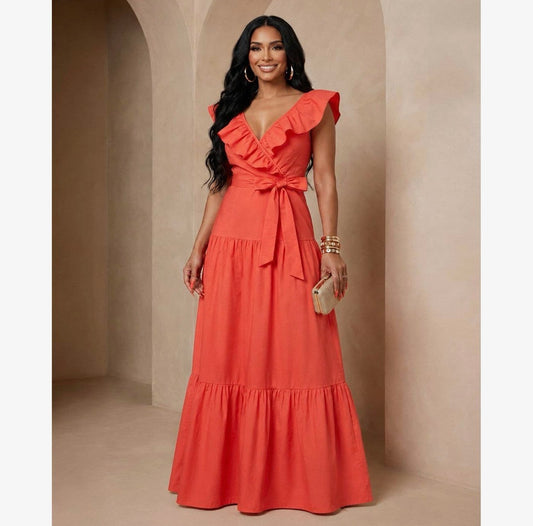 Amber Ruffled Dress