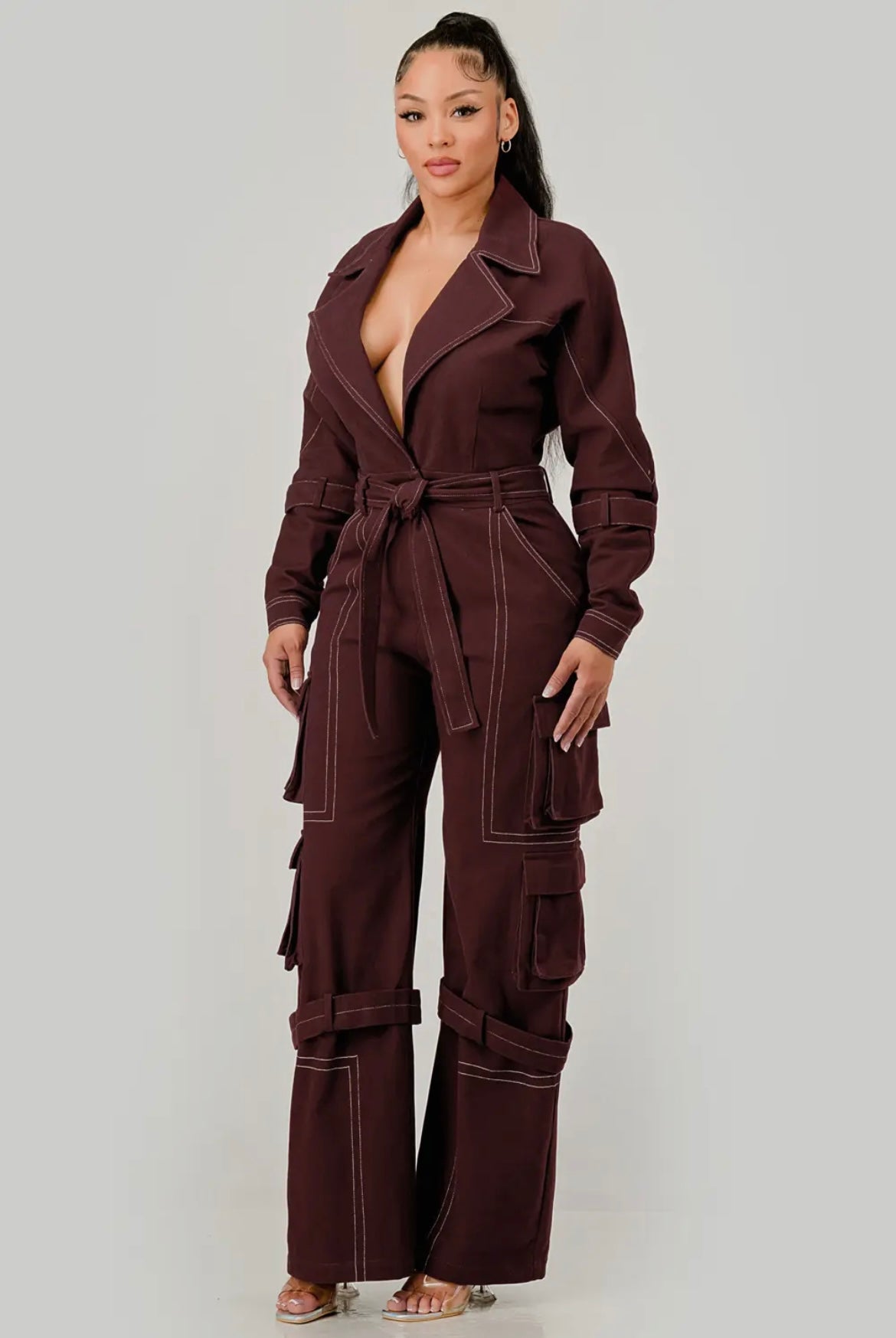 Brielle Cargo Jumpsuit