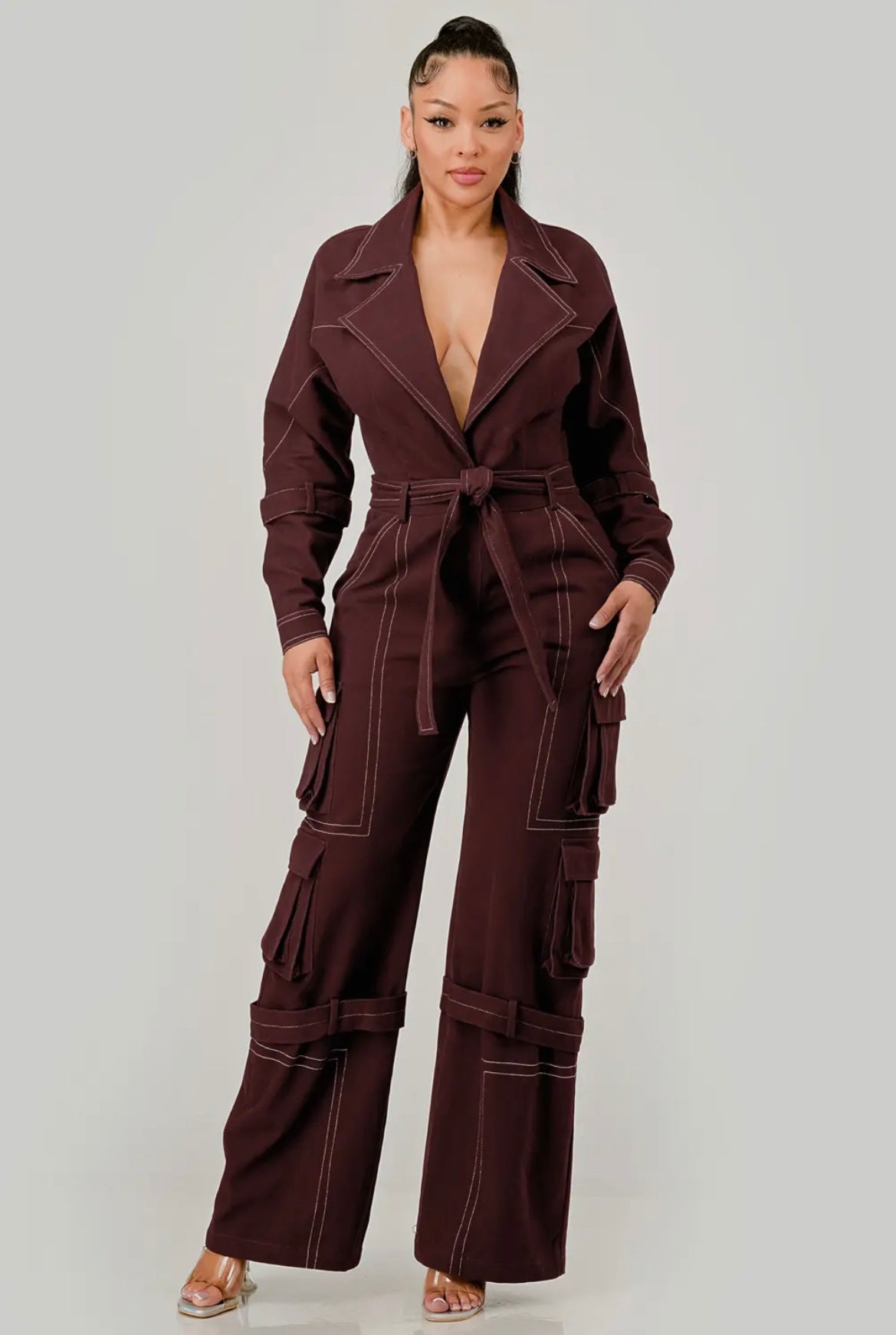 Brielle Cargo Jumpsuit