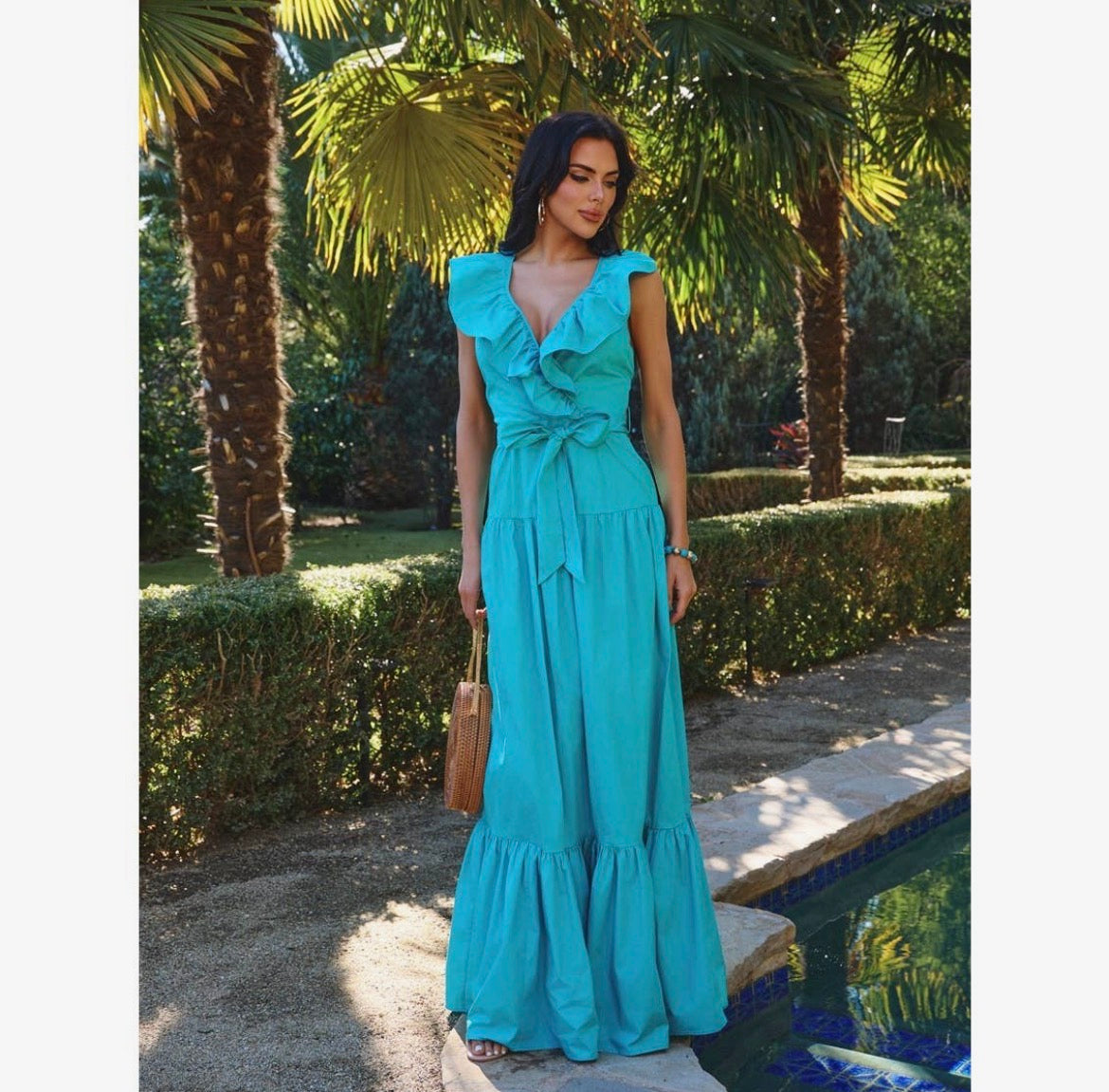 Amber Ruffled Dress