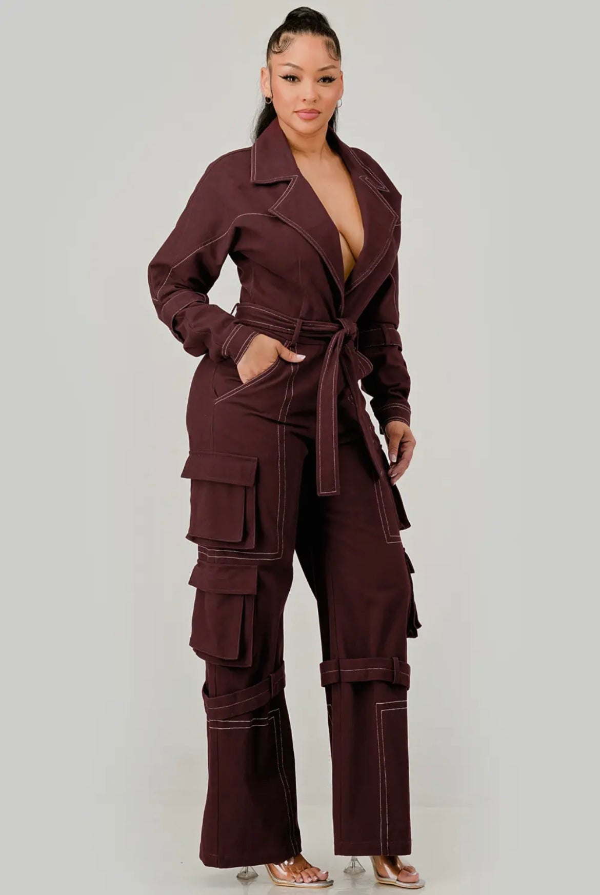 Brielle Cargo Jumpsuit