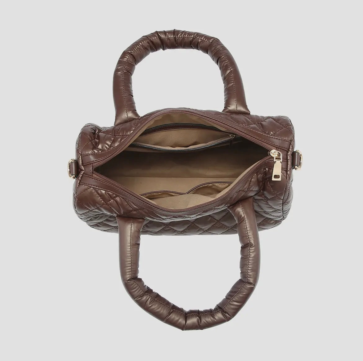 Quilted Satchel Tote