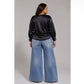 Plus Size Satin Blouse