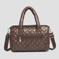Quilted Satchel Tote