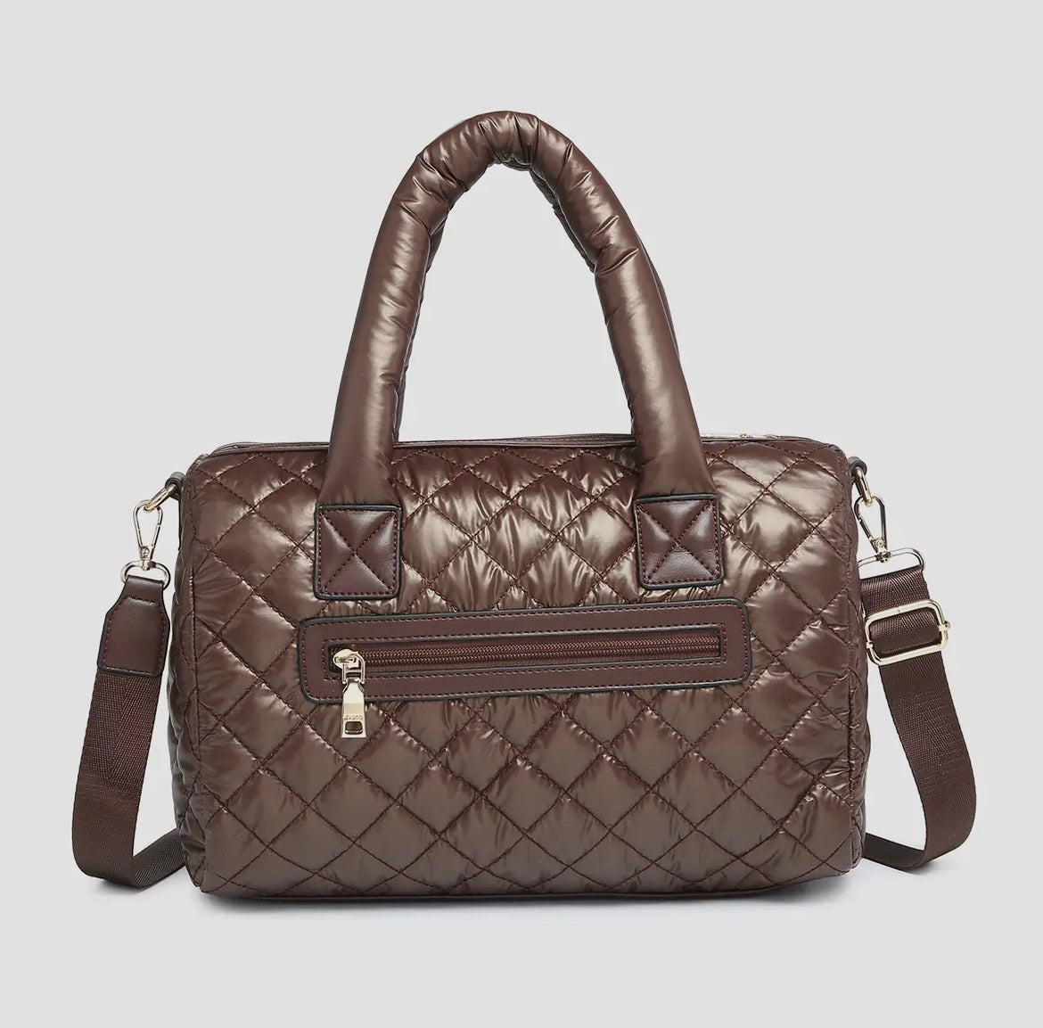 Quilted Satchel Tote