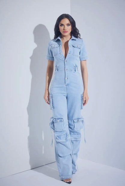 Cindi Cargo Jumpsuit